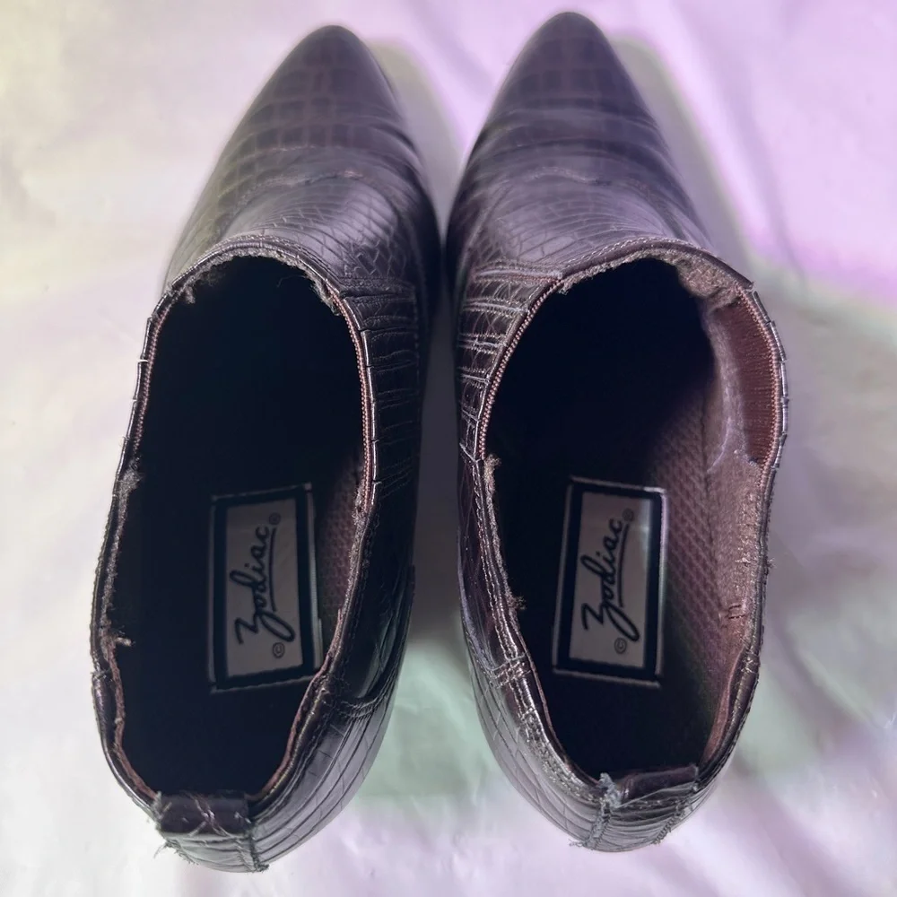 Zodiac Dark Brown Western Boots